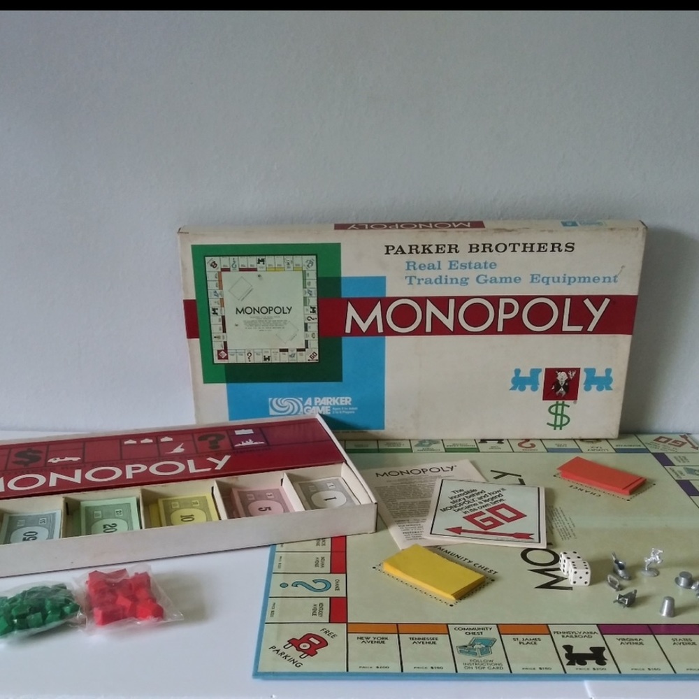 Vintage monopoly game